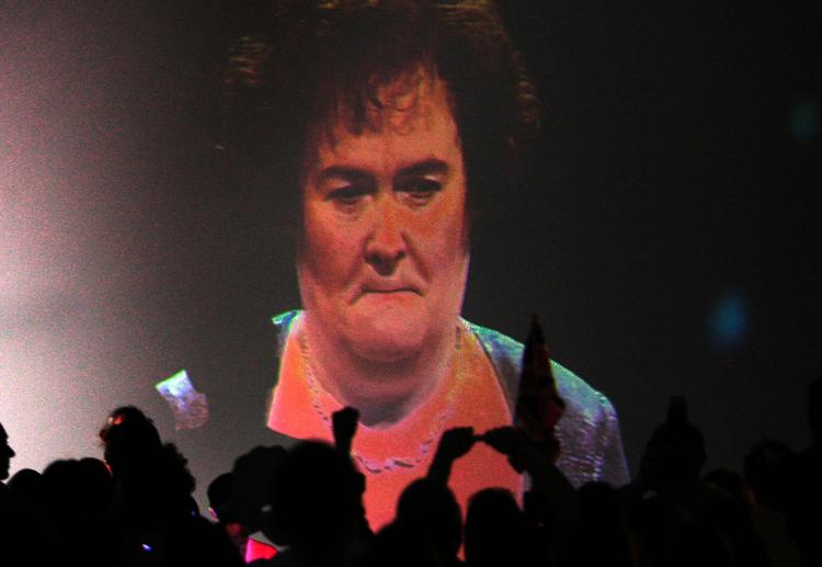 Susan Boyle er bukket under for presset, efter sin deltagelse i Storbritaniens største talentkonkurrence. Arkivfoto. 