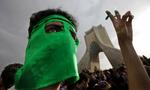 En demonstrant i Irans hovedstad. Arkivfoto 
