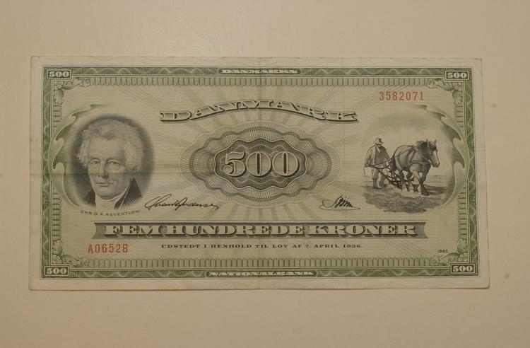 Den seneste af Danmarkshistoriens tre plovmænd, der blev udgivet i 1964. 