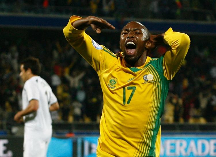 Bernard Parker fik jubelen til at bryde løs hos de mange tusinde fans, og Sydafrika var på vej mod første sejr ved Confederations Cup. 