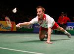 Peter Gade har vundet og videre i kvartfinalen ved badmintonturneringen Indonesia Open. Arkivfoto. 
