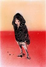 Mia Stensgaard har gennemillustreret bogen i et fabulerende billedsprog, der dog er fjernt fra teksten.