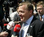 Statsminister Lars Løkke Rasmussen (V) fotograeret til EU's topmøde i Bruxelles torsdag. 