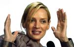 Uma Thurman er en af de mange Hollywood-stjerner, der spiser al deres mad i rå form.Foto: Patrick Gardin/AP 