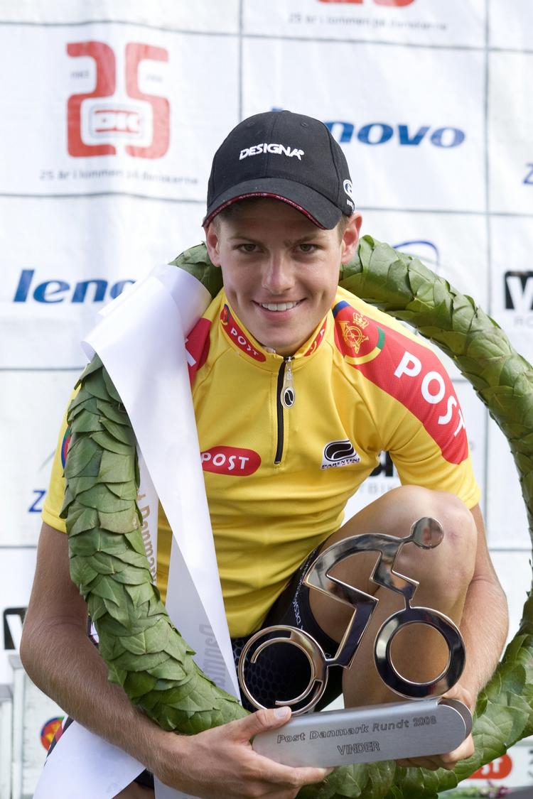 Den forsvarende vinder af Post Danmark Rundt, Jakob Fuglsang, kan ikke længere drille Bjarne Riis. I dag har han skiftet Team Designa Køkken ud med Team Saxo Bank. Arkivfoto. 
