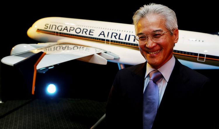 Chew Choon Seng har besluttet at gå 20 procent ned i løn som direktør i Singapore Airllines. 