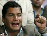 »Jeg vil ikke acceptere, at udlændinge kommer og rejser krav mod os, samtidig med at de berøver os for vore nationale ressourcer«, siger Ecuadors præsident Rafael Correa. (Arkivfoto) 