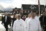 Landstingets formand Josef Motzfeldt (tv.) sammen med landsstyreformand Kuupik Kleist. 