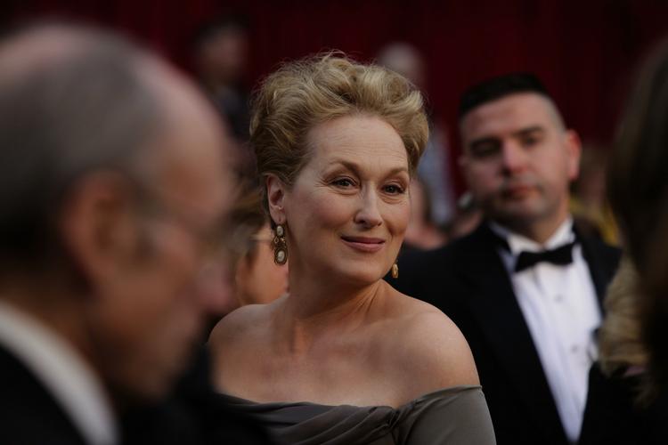 Meryl Streep til Oscar-fest - igen-igen. Her for sin rolle i John Patrick Shanleys film  'Doubt' i februar. 