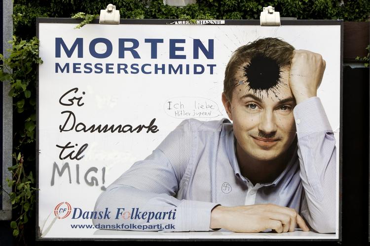 »Messerschmidts kriminelle fortid som dømt racist lukker ham ude af den politiske midterstrøm i resten af Europa«. 