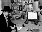 Blandt de film, som filmstriben har på lager, er dokumentarfilm om forfatteren Dan Turell,  der her ses sammen med den amerikanske forfatter William S. Burroughs. 
