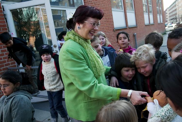 Rådmandsgades Skole tager endnu en gang utraditionelle metoder i brug for at skabe bedre livskvalitet hos eleverne. Her er det skoleleder Lise Egholm. Arkivfoto. 