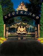 Porten til Jacksons ranch, Neverland. 