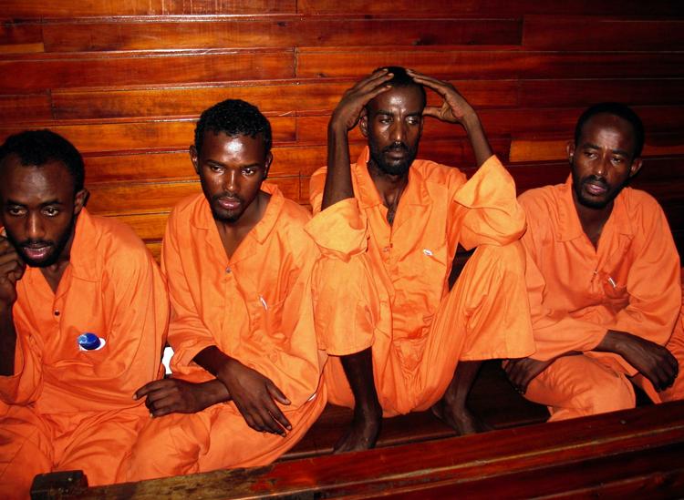 Kun sjældent lykkes det at tage piraterne i Somalia til fange. Nu er russiske rigmænd begyndt at gå på piragtjagt for sjovt mod at betale store beløb. Arkivfoto. 