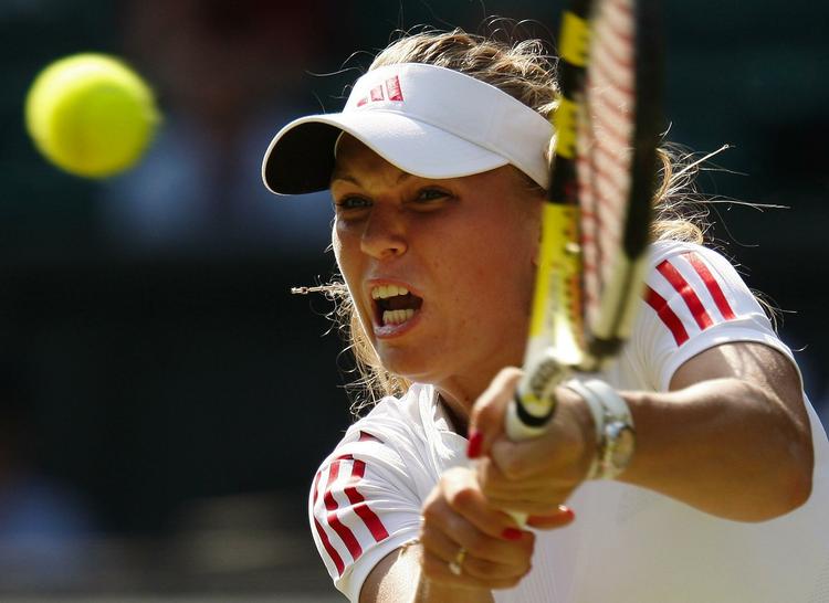 Caroline Wozniacki skal spille på bane 4 kl. 14 lørdag. Arkivfoto. 