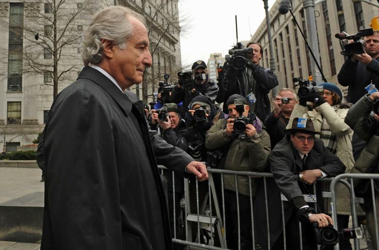 Finansmanden Bernard Madoff får sin dom i dag (arkivfoto). 