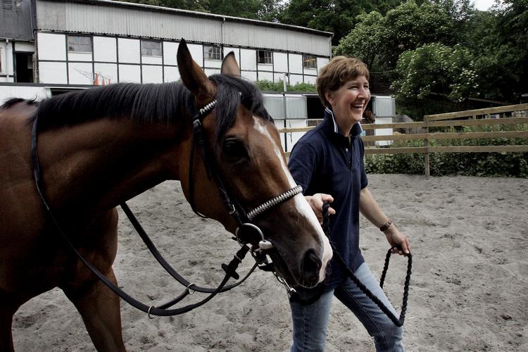 Hanne Bechmann og Escargot tror også på et godt resultat i galopderbyet. 