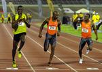 Usain Bolt (tv.) viste igen ved de jamaicanske mesterskaber, at han er den stærke sprinternations bedste bud på en VM-titel i Berlin senere på sommeren. 