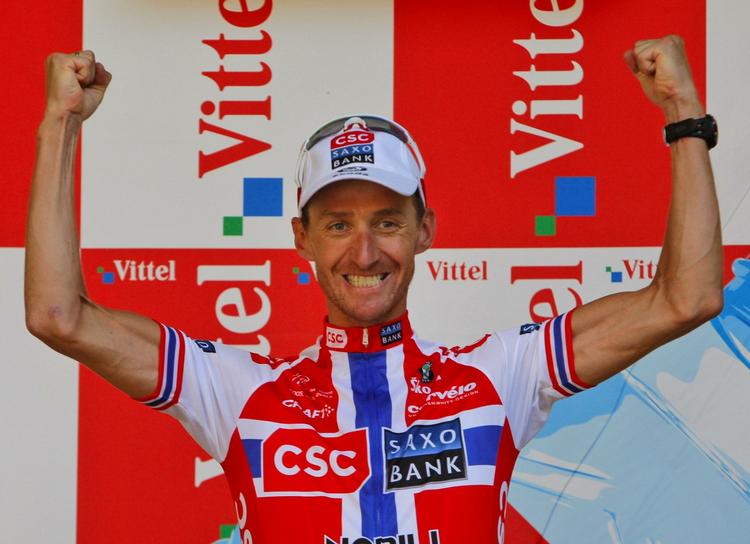 Kurt Asle Arvesen skal også i år bære den norske mesterskabstrøje ved Tour de France. Arkivfoto. 