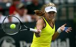 Tyske Sabine Lisicki vandt over  Caroline Wozniacki i april i år i Charleston med cifrene 6-2 og 6-4. Arkivfoto. 