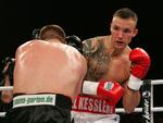 Seneste kamp for Mikkel Kessler var sejren på knockout i tredje runde over Danilo Häussler 25. oktober. Arkivfoto. 