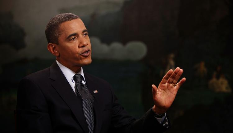 Barack Obama, mener, at den økonomiske krise er ved at løje af, skønt arbejdsløsheden er i top i USA. 