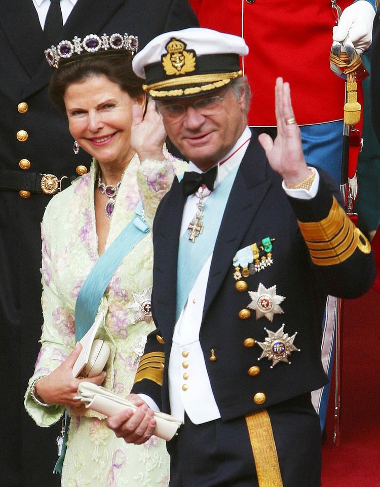 Sveriges kong Carl Gustaf sammen med dronning Silvia. (Arkivfoto) 
