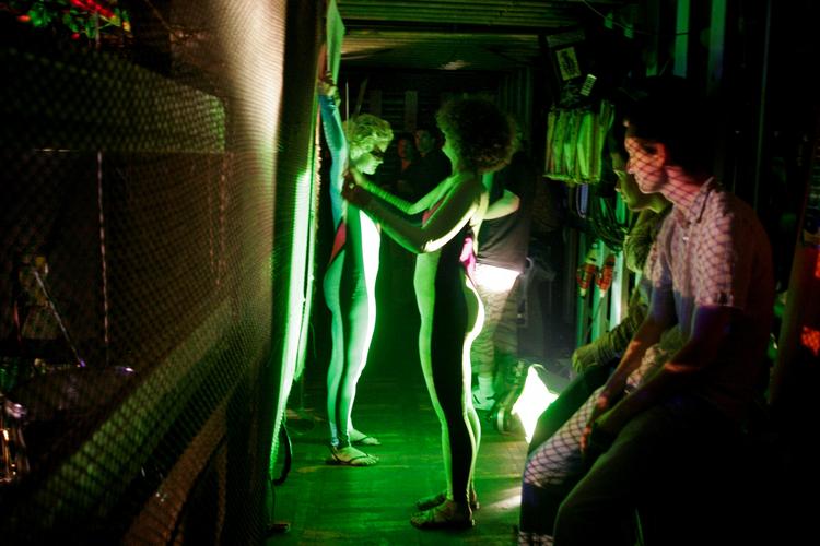 Den gamle tyske fiskebåd M/S Stubnitz lægger dæk til koncerter arrangeret af 'Jazz Club Loco', hvor Jacob Drong er en af hovedmændene. Her er det i 2006. 