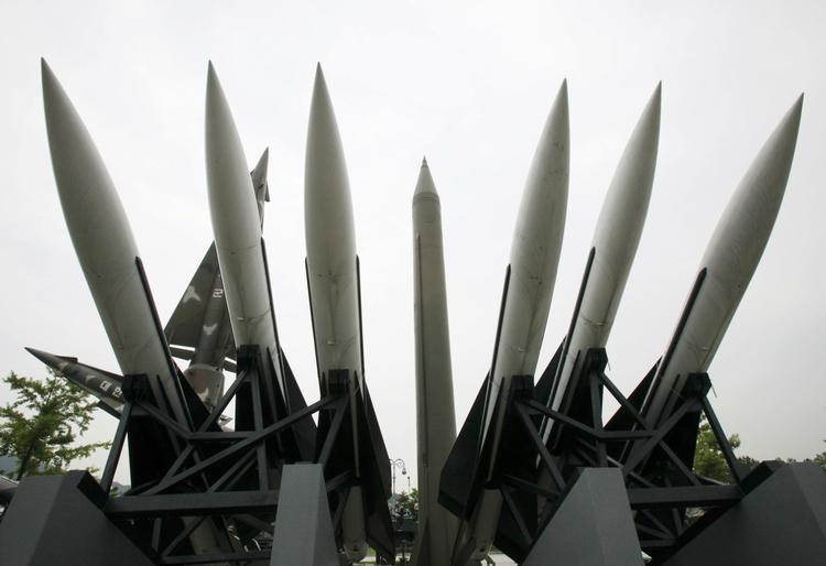 Nordkorea har i dag affyret syv kortrækkende raketter af typen Scud, som har en rækkevidde på 500 kilometer.  Arkivfoto. 