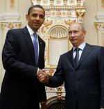 Obama er i Rusland, hvor han blandt andet mødes med premierminister Putin. 