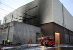 Brandbilerne var hurtigt fremme ved atomkraftværket i Ringhals, men værkets eget sprinkleranlæg fik selv slukket ilden. 