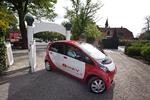 Ingen hører det, når en elbil som Mitsubishi i-Miev kommer kørende. Det kan blive en grim overraskelse for fodgængerne. 