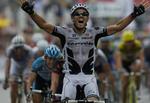 Thor Hushovd var stærkest på den korte stigning mod mål i Barcelona, og nordmanden sikrede sig sin syvende Tour de France sejr. 