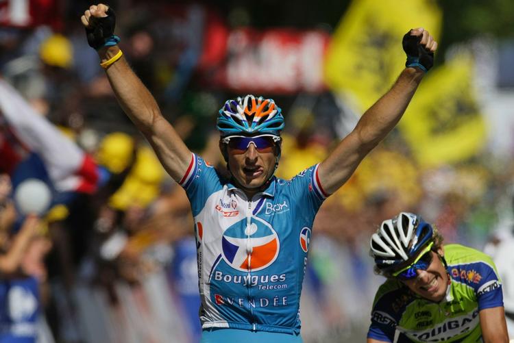 Pierrick Fedrigo var bedst i spurten og vandt Tourens 9. etape. 
