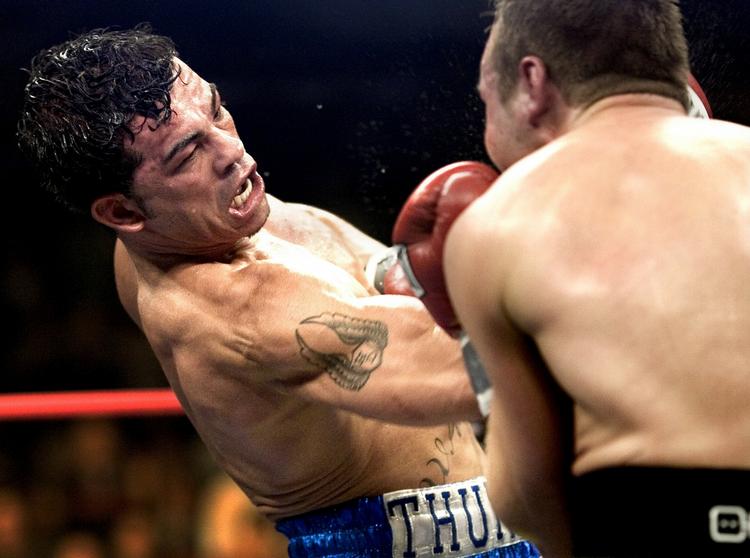 Arturo Gatti slog i 2006 den danske bokser Thomas Damgaard ved et stævne i USA. Arkivfoto. 