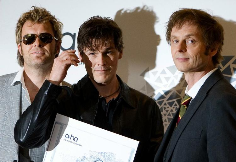 Norske A-ha hittede med 'Take on Me' tilbage i 1985. På tidspunktet var den delvist animerede video en slags milepæl i musikhistorien, selv om sangteksten på ingen måde spillede sammen med billederne. Det gør den nu. Arkivfoto. 