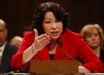 Sonia Sotomayor under høringerne i senatet. 
