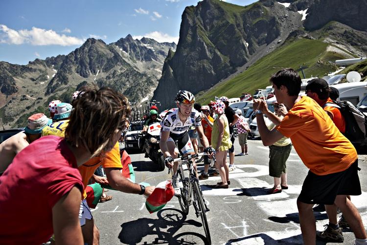 Tyske Jens Voigt har pæne ord til overs for Nicki Sørensens præstation på 12. etape. Arkivfoto. 