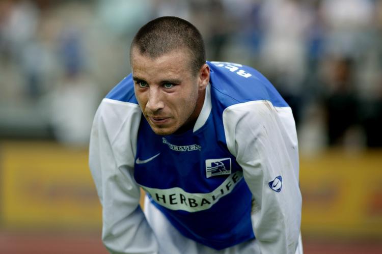 Mikkel Beckmann sikrede Randers et godt udgangspunkt til opgøret i næste uge på hjemmebane mod FC Suduva. Arkivfoto. 