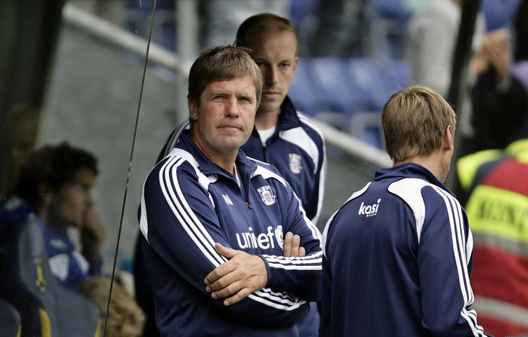 Brøndby-træner Kent Nielsen er optimist efter topopgøret mod OB. 