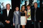 Skuespillerne Michael Gambon, Daniel Radcliffe, Emma Watson, Rupert Grint og Alan Rickman til premiere på 'Harry Potter og halvblodsprinsen' i New York i torsdags. 