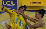 Alberto Contador skal nyde den gule førertrøje, mens han kan. I hvert fald har Bjarne Riis planer om at vælte spanieren af podiets øverste trin. Arkivfoto. 