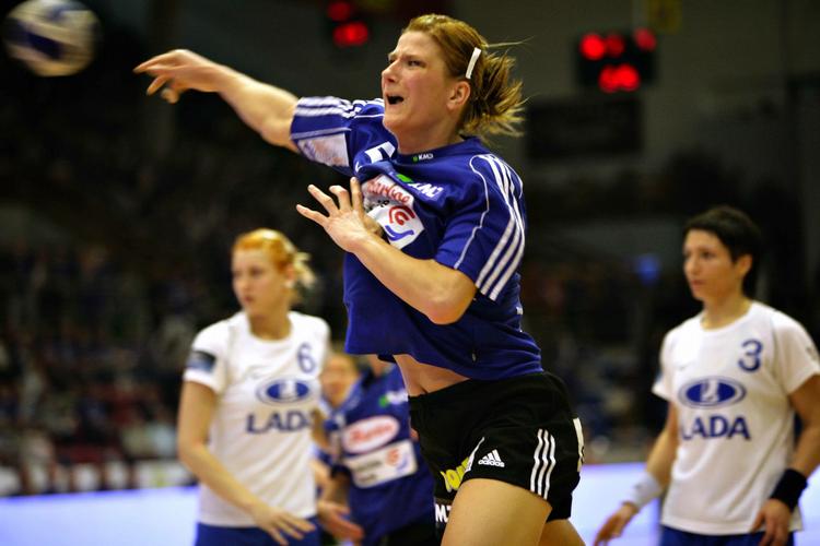 Carmen Amarei var med til at vinde både DM og Champions League med Slagelse. Nu skal hun forsøge at få FCK til tops. Arkivfoto. 