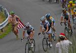 Team Saxo Bank forsøgte at ryste Alberto Contador i gult, men det lykkedes ikke. 