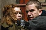 Nikolaj Lie Kaas og Birgitte Hjort Sørensen i den danske udgave af 'Kandidaten'. Herhjemme blev filmen især omtalt, fordi en anmelder afslørede centrale dele af plottet i sin anmeldelse. Foto fra filmen. 