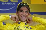 Alberto Contador dummede sig, da han rykkede på den sidste stigning, men spanieren er stadig i gult. 