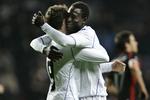 Morten Nordstrand og Dame N'Doye scorede tilsammen halvdelen af FCK's seks mål. Arkivfoto. 