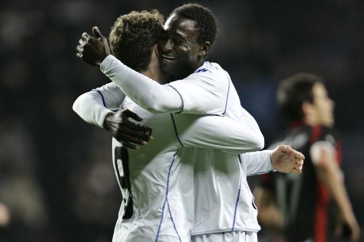 Morten Nordstrand og Dame N'Doye scorede tilsammen halvdelen af FCK's seks mål. Arkivfoto. 