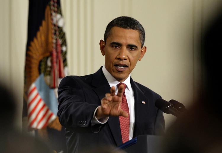 Obama kastede sig ind i racedebatten i dag. 