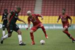 José Junior (midt) i FC Nordsjællands farver. Arkivfoto. 